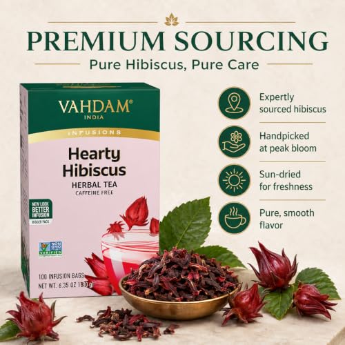 Hibiscus Tea 100 Tea Bags (100 Count)