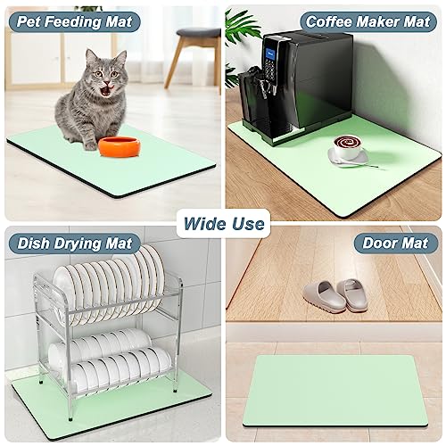 Coffee Mat 16" x 24" Coffee Bar Mats for Espresso Machine Station Accessories and Organizer