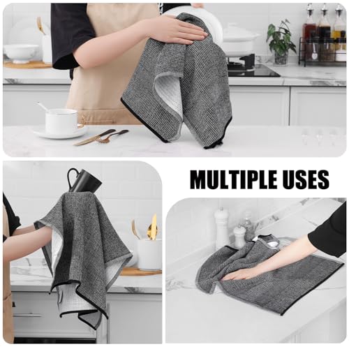 380 GSM Cotton Premium Kitchen Towels 8 Pack (8 Count)
