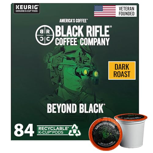 Black Rifle Coffee Dark Roast K Cup Coffee Beyond Black 84 Count