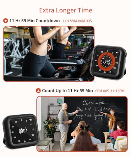 Digital Magnetic Visual Kitchen Timer