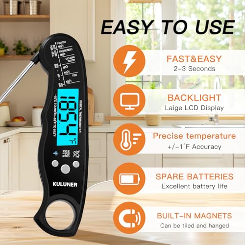Digital Instant Read Meat Thermometer for Cooking