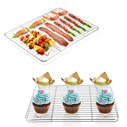 4 Pcs Baking Wire Rack for Cooling (4 Count)