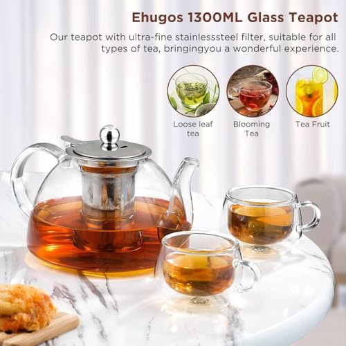 Glass Teapot 1300ml