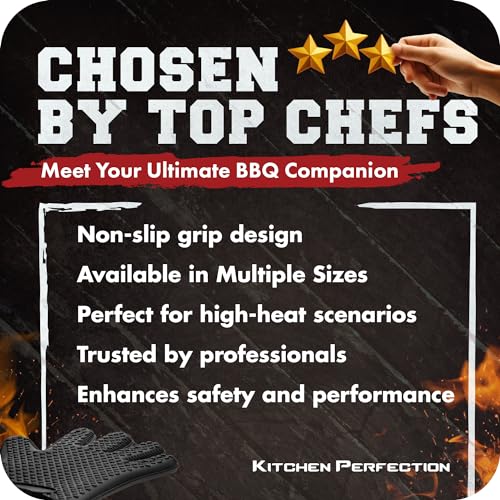 XL Silicone Smoker BBQ Gloves (2 Count)