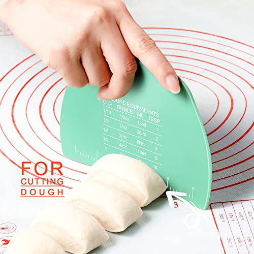 2 Pieces Plastic Bench Scraper