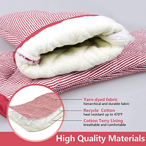 Yarn Dyed Oven Mitts 1 Pair