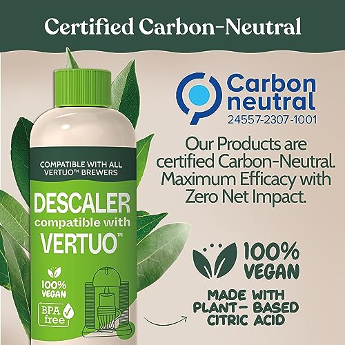 Nespresso Compatible Vertuo Cleaning & Descaling Kit (8.45 Fl Oz)