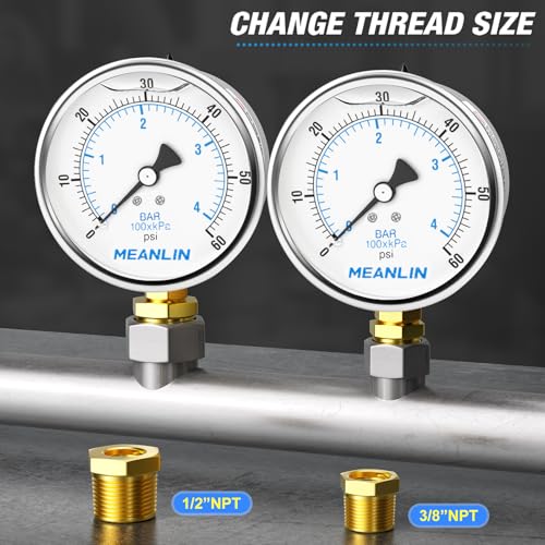 0~60Psi Stainless Steel 1