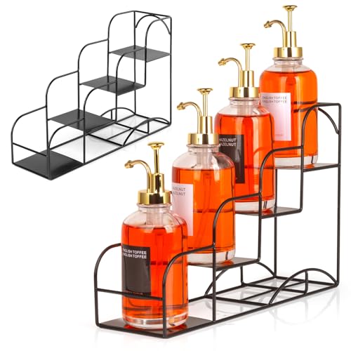 Syrup Rack for Coffee Bar Accessories (4 Compartments)