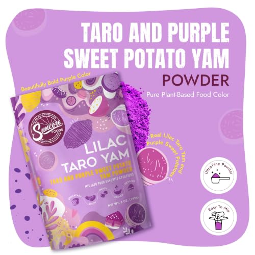Lilac Taro Yam Powder 5oz (5 Ounce)