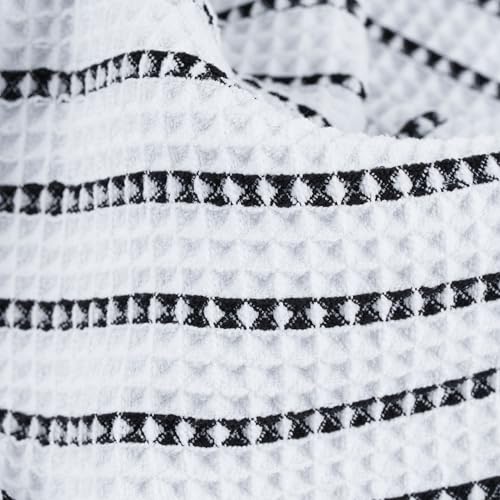 430 GSM Poly Blend Microfiber Quick Dry Waffle Bath Towel (4 Count)