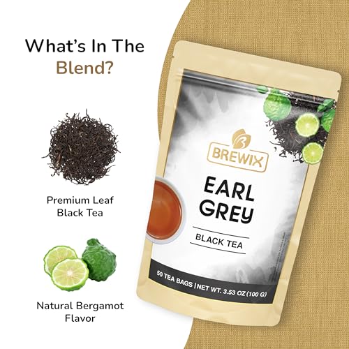 Earl Grey Black Tea Bags (50 Count)