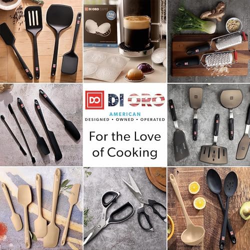 DI ORO Silicone Cooking Spoons (2 Count)