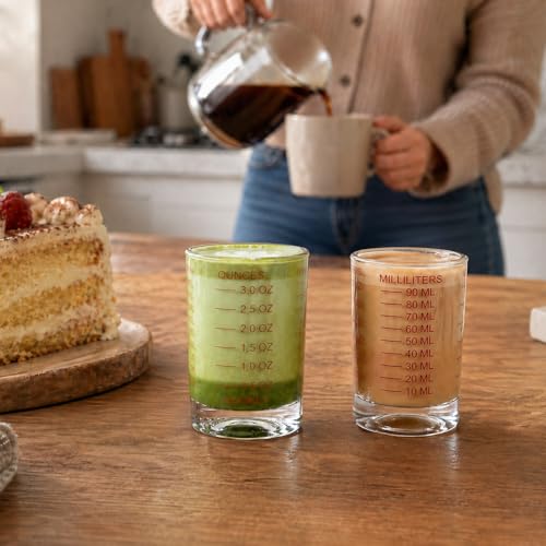 2 Pack Shot Glass Measuring Cup Set (2 Count)