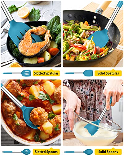 Pack of 4 Silicone Cooking Utensils Set (4 Count)
