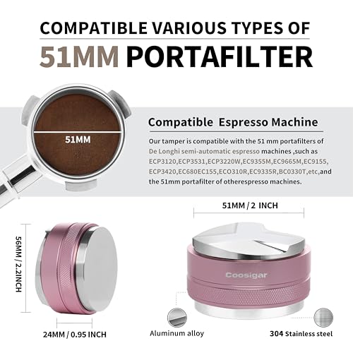 51mm Coffee Distributor and Tamper