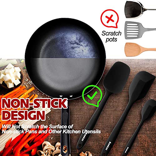 Heat Resistant Silicone Spatula Set of 8 (8 Count)