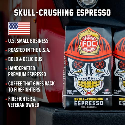Skull Crushing Espresso Whole Bean Coffee (80 Ounce)