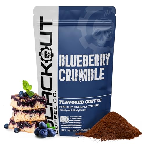 Blackout Coffee Blueberry Crumble Ground Coffee (12 Ounce)