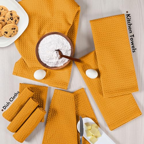 Cotton Kitchen Towel & Dish Cloth 8 Piece Set (8 Count)