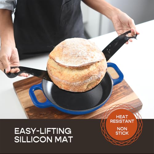 Enameled Cast Iron Dutch Oven for Sourdough Bread Baking