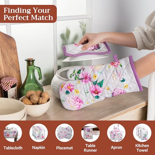Maison d'Hermine Oven Gloves 100% Cotton Oven Mitt