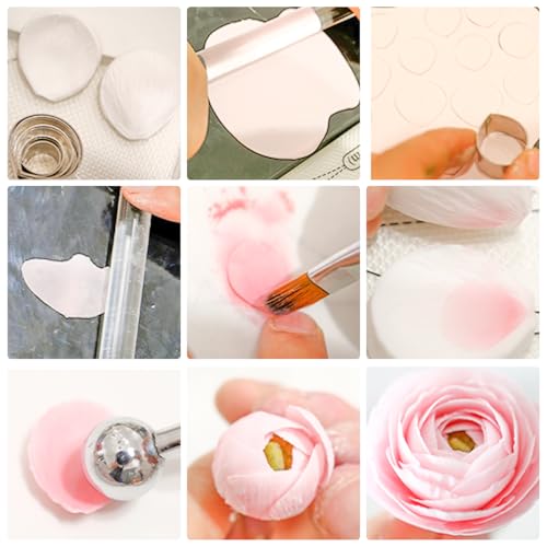 6 Set Gumpaste & Fondant Flower Cookie Cutter Set