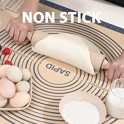 Thick Silicone Pastry Mat Baking Dough Rolling Extra Large 24" x 36"