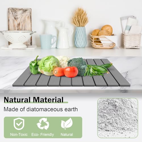 Stone Dish Drying Mat for Kitchen Counter
