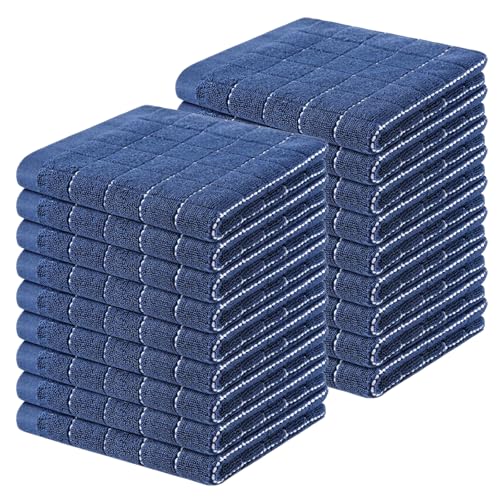 100% Cotton Terry Kitchen Dish Cloths (18 Count)