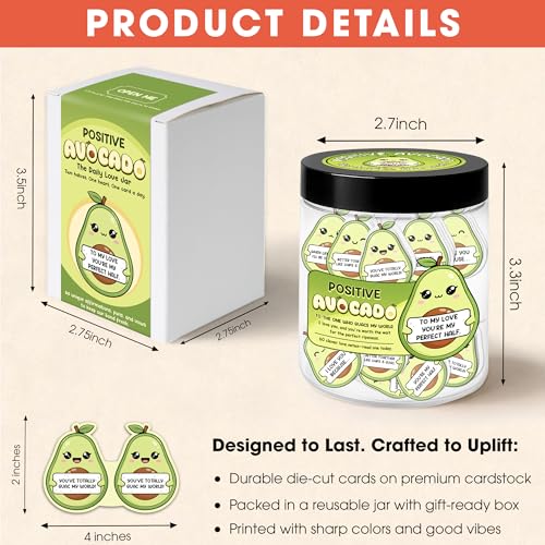 Positive Jar 60 Positive Affirmation Cards Funny Mothers Day Gifts for Mom From Daughter Son Sister Friend Coworkers Nurse Teachers Appreciation Gifts Cinco De Mayo