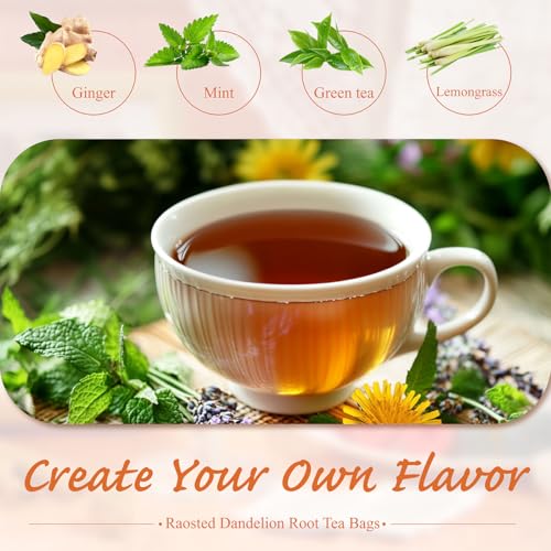 Roasted Dandelion Root Tea Bags 100 Count