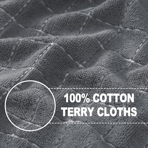 100% Cotton Terry Kitchen Towels (8 Count)