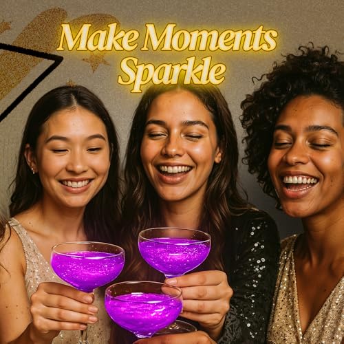 Violet Edible Glitter for Drinks 15g