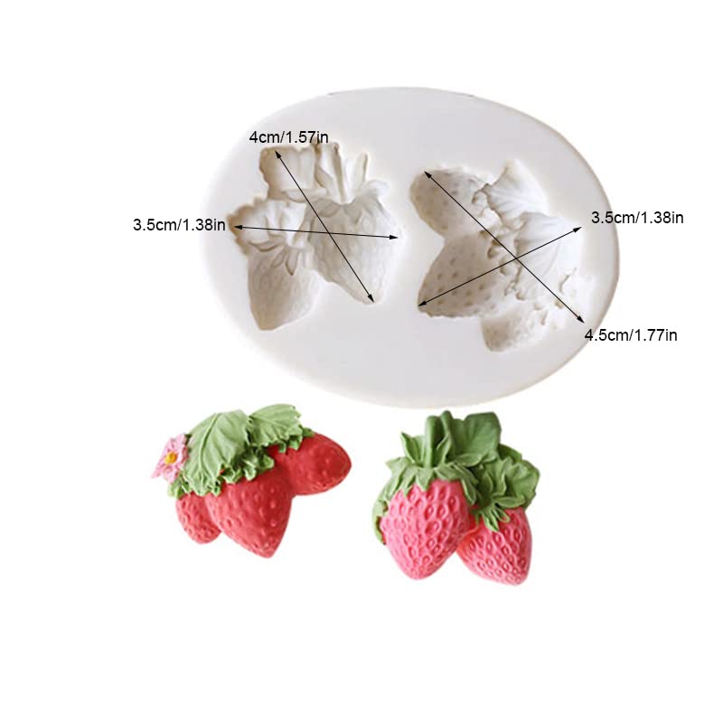 Lovely Small Items Silicone Fondant Molds Set For Cake Topper (5 Count)