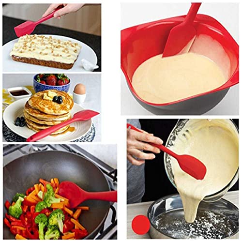 8 Pieces Silicone Spatulas (8 Count)