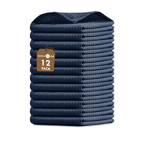 12 Pack Waffle Dish Cloths (12 Count)