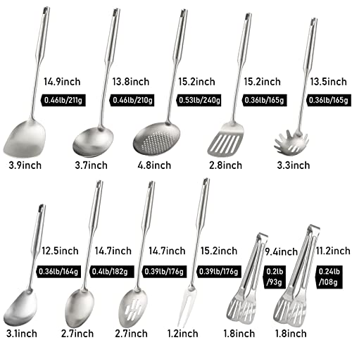 18 10 Stainless Steel Cooking Tools Set