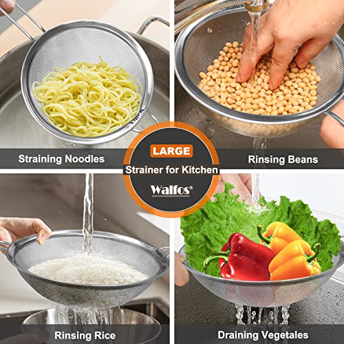 9.35 Inch Large Fine Mesh Strainer