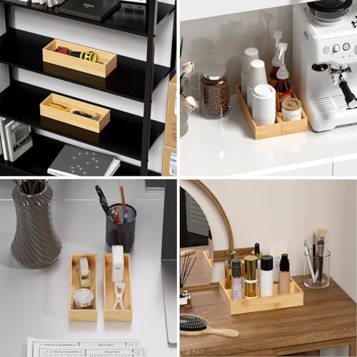 Bamboo Kitchen Drawer Organizer (2 Count)