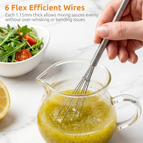 Small Mini Whisks for Cooking (2 Count)