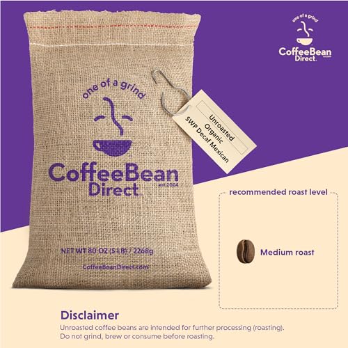 Unroasted Organic Swiss Water Process Decaf Mexican (80 Ounce)