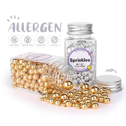 Pearl Sprinkles for Cake Decorating (4.2 Ounce)