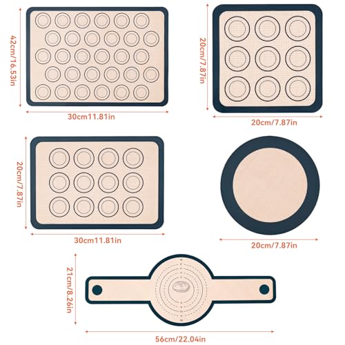 Silicone Baking Mat (5 Count)
