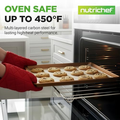2 Piece Nonstick XL Cookie Sheets for Baking (2 Count)