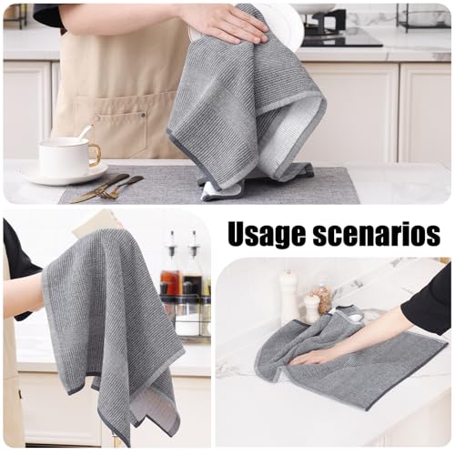 380 GSM Cotton Premium Kitchen Towels 6 Pack (6 Count)