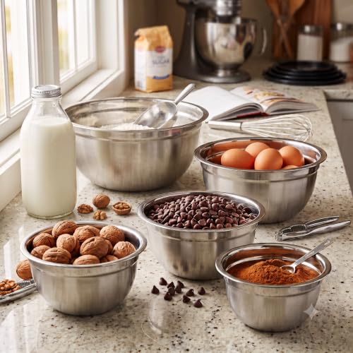 Stainless Steel Mixing Bowls with Lids
