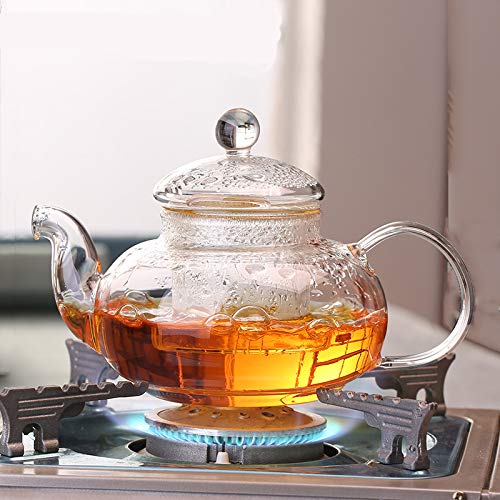 Glass Teapot with Removable Clear Infuser