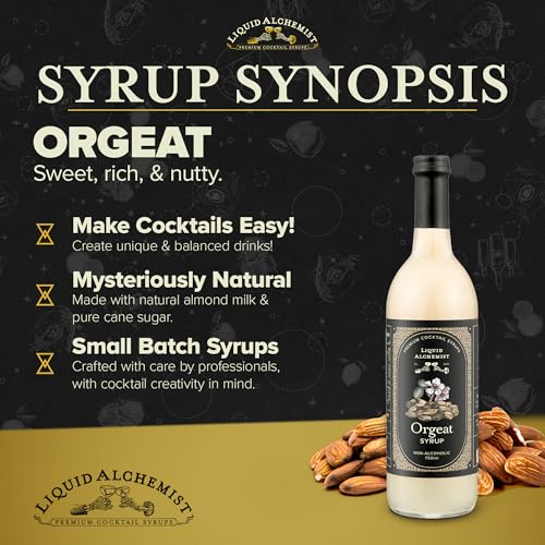 Orgeat Syrup for Cocktails (25.4 Fl Oz)
